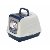 Kočičí toaleta Cat life plus 50cm modrá