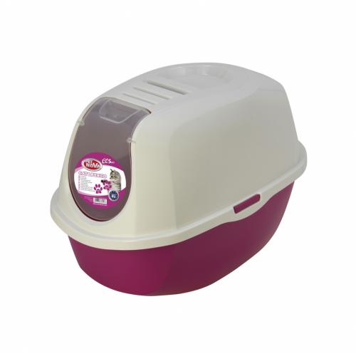 Kočičí toaleta Cat life ECO růžová