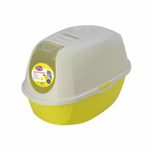 Kočičí toaleta Cat life ECO žlutá