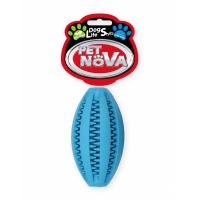 Pet Nova Míček rugby modrý 11cm