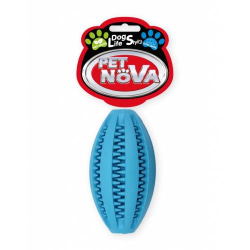 Pet Nova Míček rugby modrý 11cm