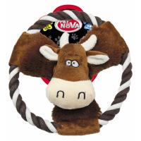 Plyšová kráva kruh 20cm