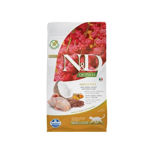 N&D Quinoa CAT Skin&Coat Quail & Coconut 1,5kg