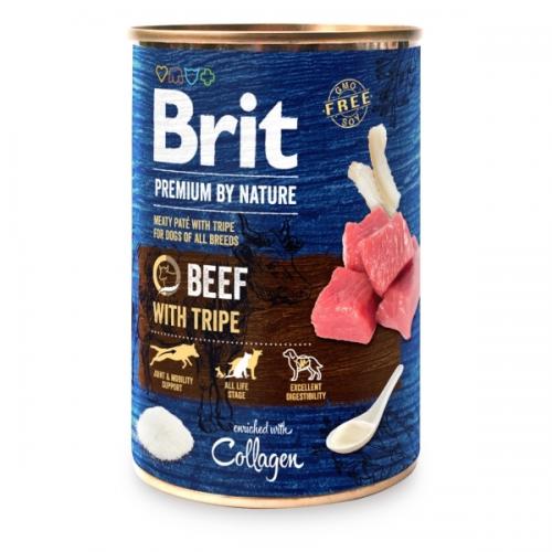 Brit Premium Dog by Nature konz Beef & Tripes 400g