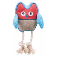 Trixie Plyšovo-látková sova - různé barvy 24 cm