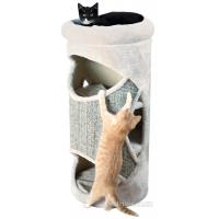 Trixie Škrábací válec pro kočky TOWER GRACIA béžový 38 cm/85 cm