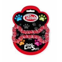 Pet Nova - Kost omotaná lanem červená