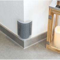 TRIXIE Masážní kartáč k upevnění na roh 8 x 13 cm šedý