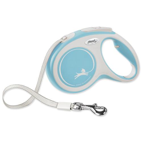 Vodítko FLEXI New Comfort páska světle modré M - 5 m