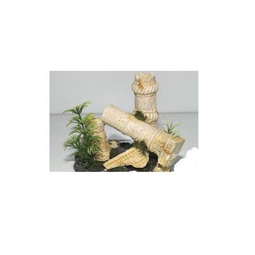 Dekorace akvarijní Antické sloupy 14 x 11,5 x 12 cm