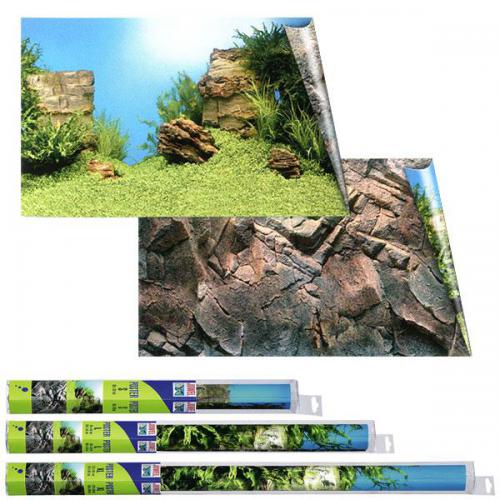 JUWEL OBOUSTRANNÉ POZADÍ AMANO/ROCK L 100x50 CM