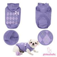 Pinkaholic Argyle Hood mikina - fialová