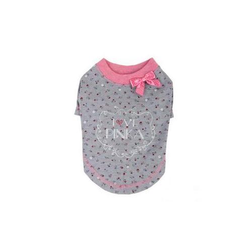 Pinkaholic Ballad tričko - šedé