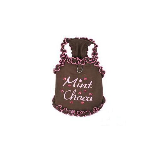 Tílko pro psy Mint Choco Pinkaholic - hnědé