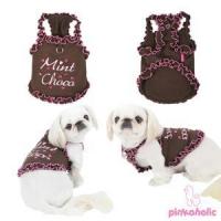 Tílko pro psy Mint Choco Pinkaholic - hnědé