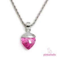 Pinkaholic přívěsek Crystal srdce