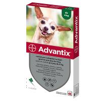Advantix S.O. pes do 4kg zelený 1 x 0,4 ml