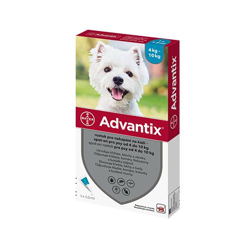 Advantix S.O. pes do 4-10kg modrozelný 1 x 1,0 ml