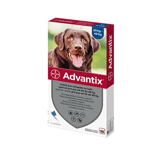 Advantix S.O. pes nad 25kg modrý 1 x 4,0 ml
