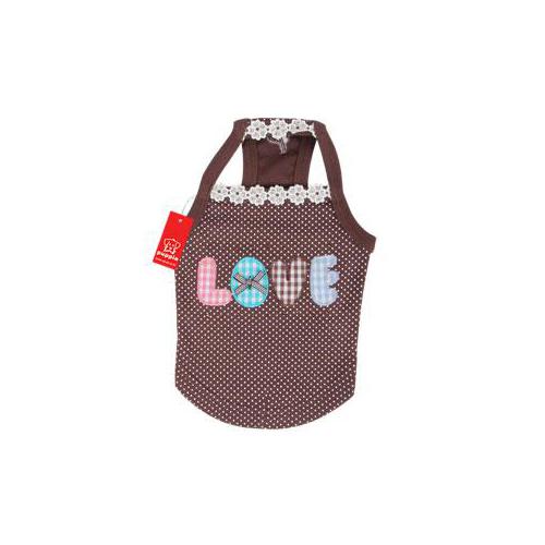 Puppia PUPPY LOVE TRIKO - hnědá