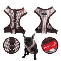 Puppia Baby Checkered kšíry A - hnědá