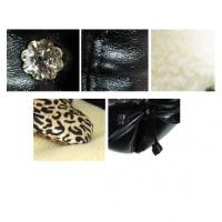 Pretty Pet Imitation Leather Baby Pet pelíšek - černý