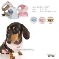 Puppy Angel Stripey Heart Soft kšíry - růžové