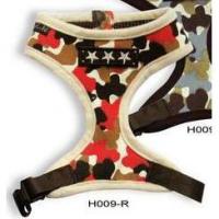 Pretty Pet kšíry kamufláž Canvas 3 in 1 - červené