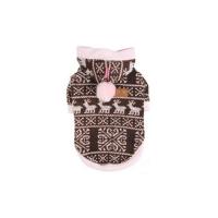 Pinkaholic Winter Shower psí svetr - růžový XXL