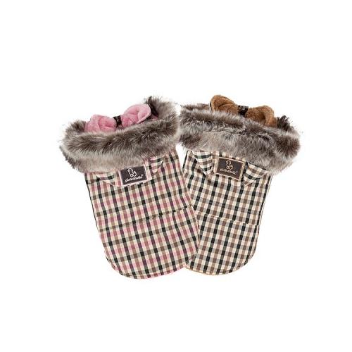 Pinkaholic Pupberry zimní bunda pro psy - růžová