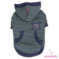 Pinkaholic Prime Hoodie psí svetr - modrý XXL