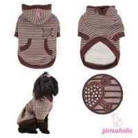 Pinkaholic Prime Hoodie psí svetr - hnědý