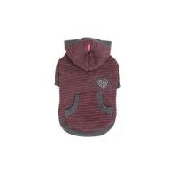 Pinkaholic Prime Hoodie psí svetr - šedý