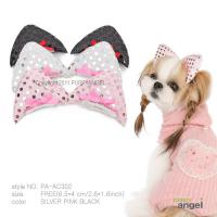 Puppy Angel sponky Glamour Puss Kitty Ears Hair Pin - stříbrný