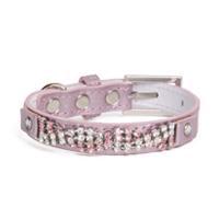 Puppy Angel obojek Wavy Crystal - růžový