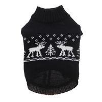 Puppy Angel psí svetr Northern Reindeers - tm.modrý