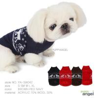 Puppy Angel psí svetr Northern Reindeers - tm.modrý