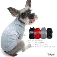 Puppy Angel psí svetr Snowflake Rhinestone - modrý