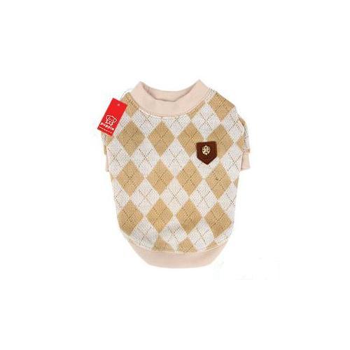 Puppia psí mikina Argyle Mode béžová