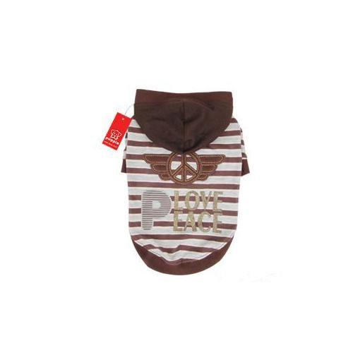 Puppia psí mikina Hardcore hnědá