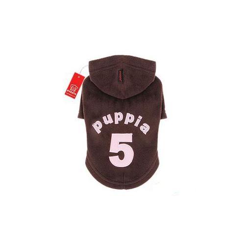 Puppia psí mikina No 5.Hoodie hnědá