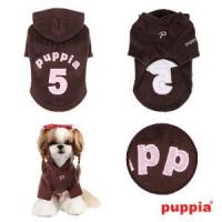 Puppia psí mikina No 5.Hoodie hnědá