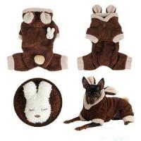 Puppia Fluffy Bunny overal pro psy - hnědá