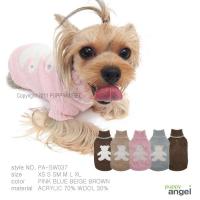 Puppy Angel psí svetr Jewelled Bear - růžový