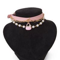 Puppy Angel obojek Midnight Party - růžový