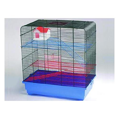 Klec Tom I chromová + modrá