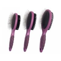 Oboustranný kartáč s ergonomickou rukojetí - velký