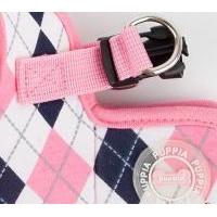 Puppia Argyle Harness B kšíry - růžová
