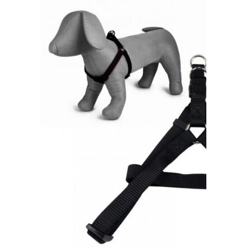 Papillon postroj jednobarevný 15 mm (35 - 60 cm) - černý