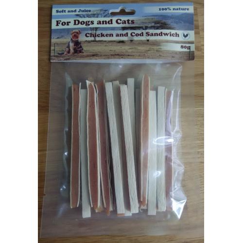 Kuřecí sandwich s tresčím masem 80 g